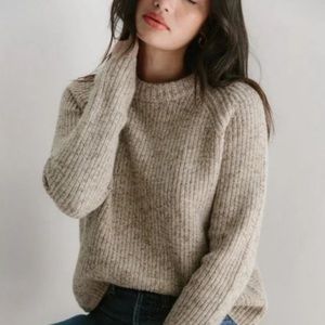 Jenni Kayne Cashmere Fisherman Sweater - XS